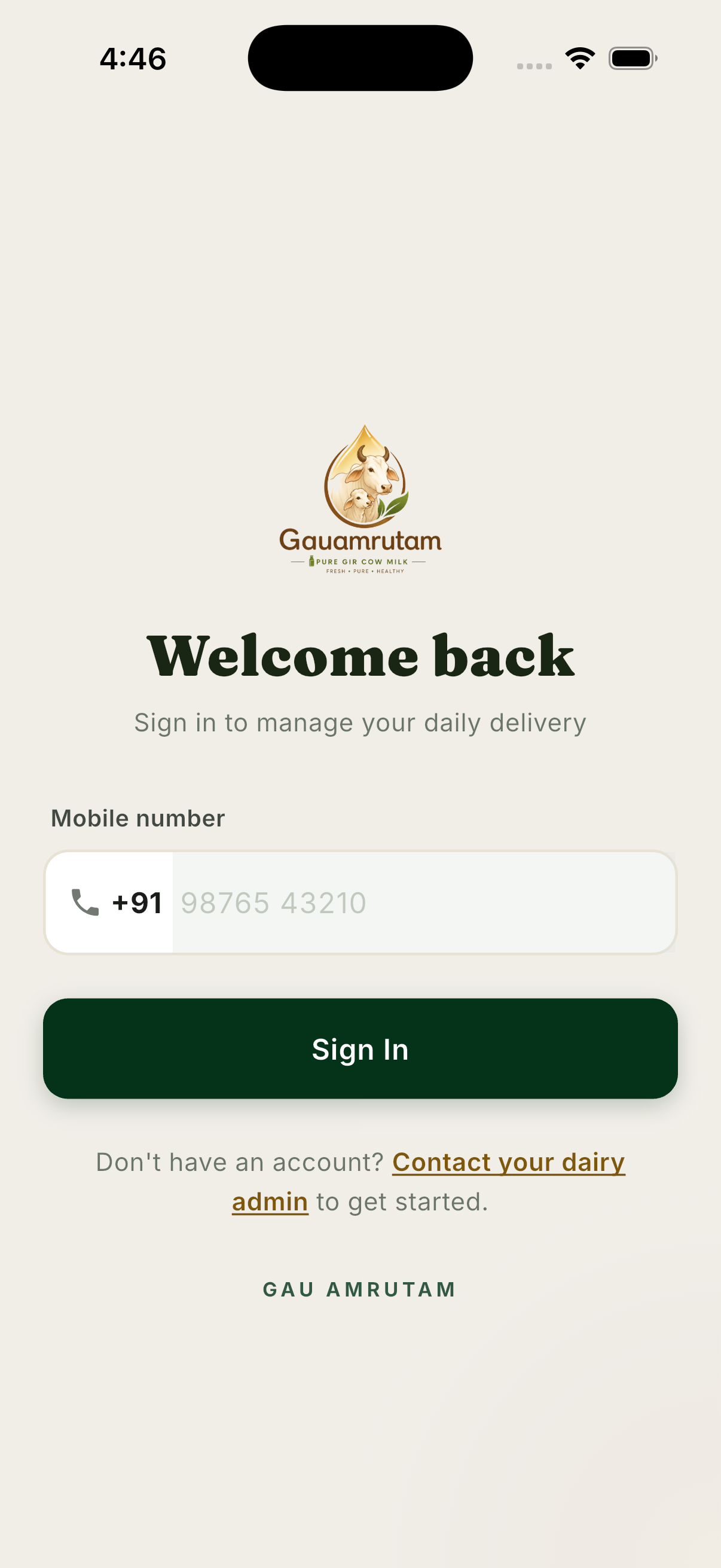 Gau Amrutam app screenshot 1