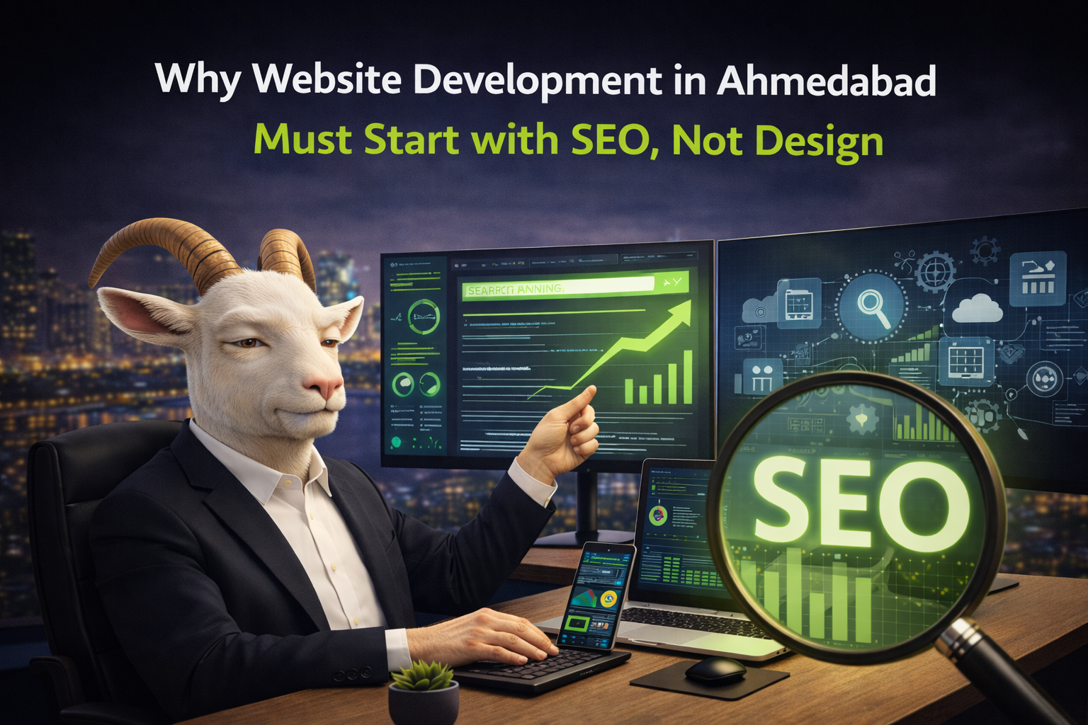 Why Website Development in Ahmedabad Must Start with SEO, Not Design