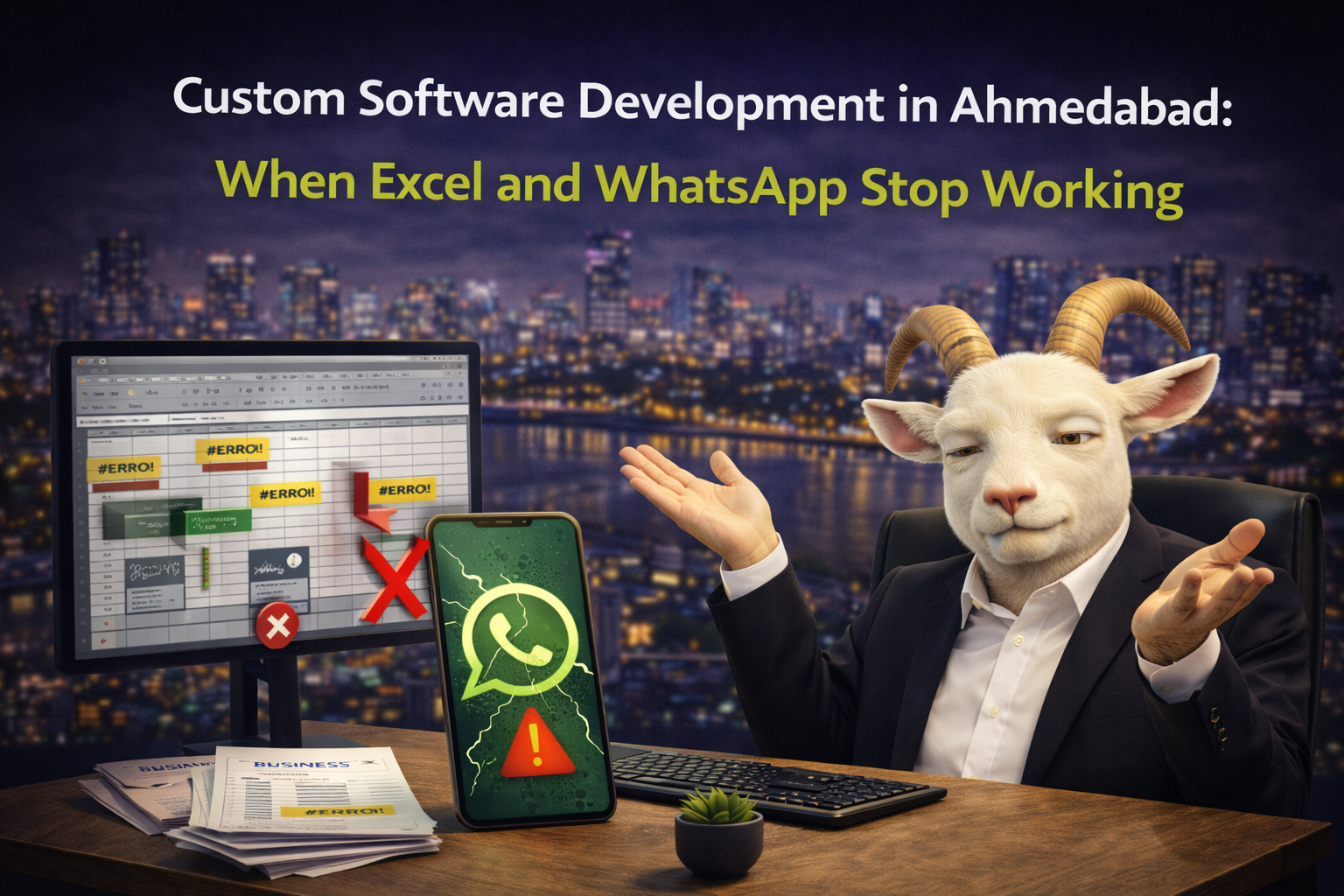 Custom Software Development in Ahmedabad: When Excel and WhatsApp Stop Working